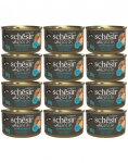 SCHESIR After Dark Kanaar w puljongis vutsekate munade 12x80 g niisketoit kassidele
