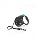 FLEXI  sisset&otilde;mmatav rihm Black Design S 5 m pikkuse rihmaga, sinine