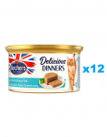 BUTCHER'S Classic Delicious Dinners konserv tuuni- ja merekalaga 12x 85 g