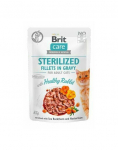 BRIT Care Sterilised Fillets in gravy 24 x 85 g kastreeritud kasside jaoks kastreeritud k&uuml;&uuml;lik kastmes