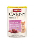 ANIMONDA Carny Kitten Pouch Baby pate 85g niiskvaliteetne toit kassipoegadele