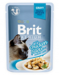 BRIT Premium Cat Fillets in Gravy m&auml;rg kana toit kassidele 24x85g