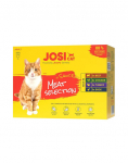 JOSERA JosiCat Multipack Meat Selection in Sauce 12x85 g lihamaitsega kastmes kassidele