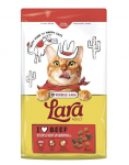 VERSELE-LAGA Lara Adult Beef 7 kg veiselihaga kassitoit + Deodo Flower 375 g lillel&otilde;hnaline kassiliivakasti l&otilde;hnaeemaldaja TASUTA