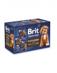 BRIT Premium by Nature Dog Fillets in Gravy Multipack 12x85g m&auml;rgtoit koertele