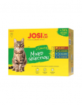 JOSERA JosiCat Multipack Mixed Selection in Sauce 12x85 g lihased ja kalamaitsed kastmes kassidele