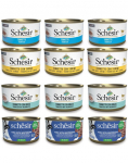 SCHESIR Kalapidu želatiinis, komplekt 12x85 g (4 maitset)