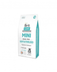 Brit Care Mini Light & Sterilised  steriliseeritutele k&uuml;&uuml;lik & l&otilde;he 7 kg