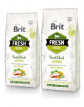 BRIT Fresh duck with millet active run & work 24 kg (2 x 12 kg)