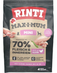 RINTI MAX-I-MUM Mini Adult Chicken kanalihaga v&auml;ikestele t&otilde;ugudele 4 kg