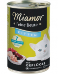 MIAMOR Feine Beute Kitten Poultry koos kodulindudega kassipoegadele 12x400g