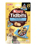 INABA Cat Churu Tidbits Tuna Recipe 8x12g pehmed ja kreemjad tuunikala maiused kassidele