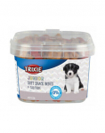 TRIXIE Mink&scaron;ti skanėstai Junior Soft Snack Bones su kalciu 140 g