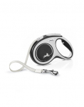 FLEXI New Comfort M Tape 5m must automaatne jalutusrihm