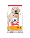 HILL'S Science Plan Canine Adult Light Large breed  Kana 18 kg suure t&otilde;ugu koeratoit kana + 3 konservi TASUTA