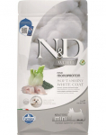 FARMINA N&D White Dog Adult Mini Sea Bass, Spirulina & Fennel 2 kg