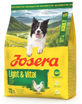 JOSERA Light Vital 900g koertele, mis toetab kehakaalu kontrolli