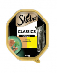 SHEBA Classics tass 22 x 85 g m&auml;rg t&auml;isv&auml;&auml;rtuslik toit t&auml;iskasvanud kassidele pardiga ja kanaga terriinis