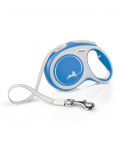 FLEXI New Comfort L Tape 5 m sinine automaatne jalutusrihm