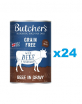BUTCHER'S Original Recipe in Gravy veiselihapirukad kastmes koertele 24 x 400g
