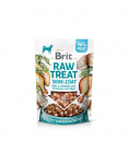 BRIT Raw Treat Freeze Dried Skin Coat 40 g k&uuml;lmkuivatatud kala ja kana maiuspala probiootikumidega koertele