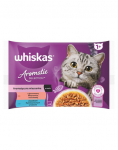 WHISKAS Aromatic Adult aromaatne segu kastmes 4x85 g m&auml;rgtoit kassidele