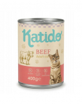KATIDO Adult Cat Beef 400 g veiseli &otilde;liga