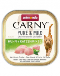 ANIMONDA Carny Pure & Mild Kanaari ja catnip 100g m&auml;rg toit kassidele