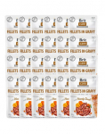 BRIT Care Fillets in Gravy Mix &ndash; erinevad maitsed, 48 x 85 g, pardi- ja l&otilde;hefileed kastmes kassidele