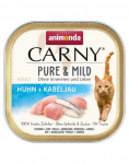 ANIMONDA Carny Pure & Mild Kana ja tursk 100g m&auml;rgtoit kassidele
