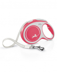 FLEXI New Comfort L Tape 8 m punane automaatne jalutusrihm