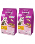 WHISKAS Junior 2x14kg - kuivtoit kassidele kanaga