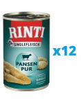RINTI Singlefleisch Rumen Pure 12 x 400 g monoproteiiniga rumeeniga