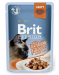 BRIT Premium Cat Fillets in Gravymokra kalkunitoit kassidele 24x85g