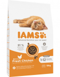 IAMS for Vitality kassipoegade toit v&auml;rske kana 10 kg