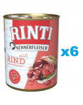 RINTI Kennerfleisch Beef  Veiseliha 6x400 g