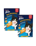 FELIX DeliMoments Chicken 8x10g kanaga, kreemjad kasside suupisted