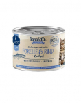 SANABELLE Forell & Beef 195 g m&auml;rgtoit t&auml;iskasvanud kassidele
