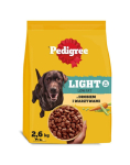 PEDIGREE Adult Light linnuliha ja k&ouml;&ouml;giviljadega 3x2,6 kg madala kalorsusega kuivtoit koertele