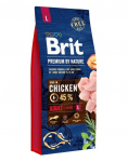 BRIT Premium By Nature Adult Large L Chicken 15 kg T&auml;istoit t&auml;iskasvanud suurt t&otilde;ugu koertele (25-40kg).