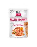 BRIT Care Fillets in gravy savory salmon L&otilde;hefilee v&uuml;rtsikas kastmes 24 x 85 g