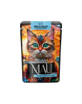 MAU Pastett &bdquo;Maitsete segu&ldquo; &ndash; punane filee, veiseliha ja kolmekordne kalkun, 12x85 g, kasside m&auml;rgtoit