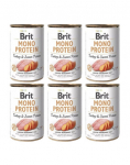 BRIT Mono Protein Turkey & Sweet Potato 6x400 g monoproteiinne toit kalkun ja jamss