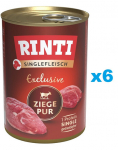RINTI Singlefleisch Exclusive Goat Pure monoproteiin kitse 6x400 g