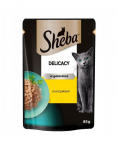 SHEBA Delicacy želees 85g t&uuml;kkidega kana želees kassidele