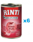 RINTI Singlefleisch Beef Pure monoproteiinne veiseliha 6x800 g