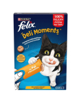 FELIX DeliMoments Chicken 4x10g kanaga, kreemjad toidud kassidele