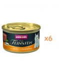 ANIMONDA Vom Feinsten Mousse kanaga ja k&uuml;&uuml;likuga 6x85g kasside jaoks