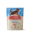CARNILOVE True Fresh Cat Fish and Turkey Sterilised 400 g kala ja kalkun, steriliseeritud kassidele