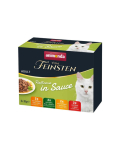 ANIMONDA Vom Feinsten Raffinesse in Sauce 8x86 g 4 erineva maitsega kassikastmete komplekt
